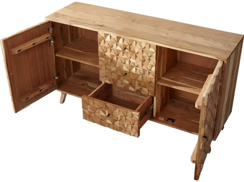 Sideboard natur B/H/T: ca. 140x78,5x40 cm