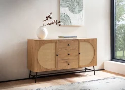 Sideboard natur Eiche Optik B/H/T: ca. 140x80x40 cm