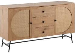 Sideboard natur Eiche Optik B/H/T: ca. 140x80x40 cm