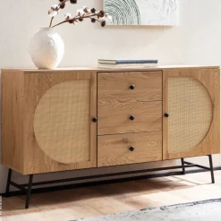 Sideboard natur Eiche Optik B/H/T: ca. 140x80x40 cm
