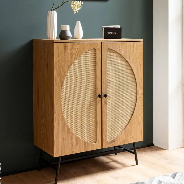 Sideboard natur Eiche Optik B/H/T: ca. 80x103x39 cm