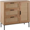 Sideboard natur Eiche Optik B/H/T: ca. 80x82x36 cm