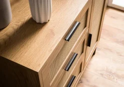 Sideboard natur Eiche Optik B/H/T: ca. 80x82x36 cm