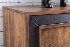 Sideboard natur schwarz B/H/T: ca. 160x80x44 cm