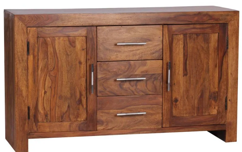 Sideboard natur silber B/H/T: ca. 118x70x40 cm