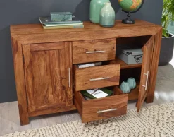 Sideboard natur silber B/H/T: ca. 118x70x40 cm