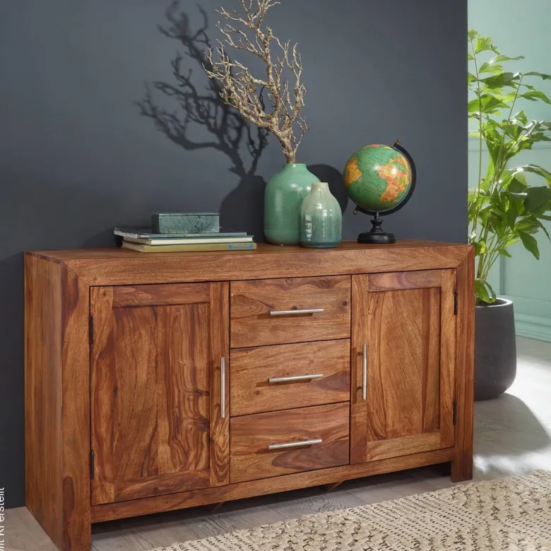 Sideboard natur silber B/H/T: ca. 118x70x40 cm
