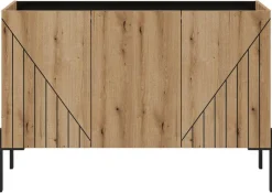Sideboard Neo Evoke Oak Nachbildung schwarz B/H/T: ca. 120x81x40 cm