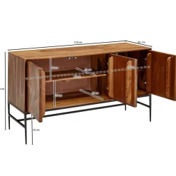 Sideboard rosenholz Nachbildung B/H/T: ca. 123x70x45 cm