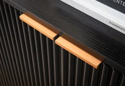 Sideboard schwarz B/H/T: ca. 150x81x39 cm