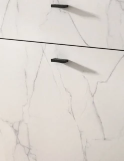 Sideboard Stone weiß Marmoroptik B/H/T: ca. 139x88x41 cm