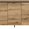 Sideboard Tomasa Evoke Oak Nachbildung schwarz B/H/T: ca. 120x84x36 cm