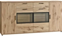Sideboard Turin Eiche Viking Nachbildung B/H/T: ca. 205x109x40 cm