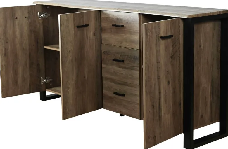 Sideboard Ute Akazie Nachbildung B/H/T: ca. 180x90x45 cm