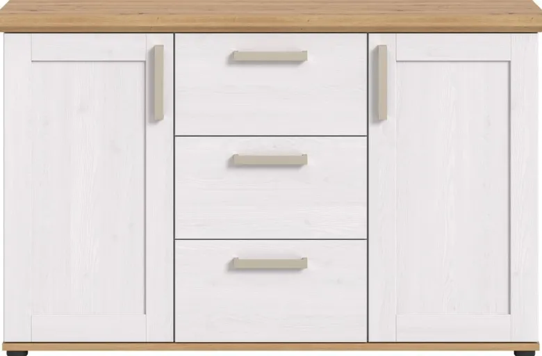 Sideboard VERONA Lärche Nachbildung Eiche Nachbildung B/H/T: ca. 129x80x40 cm