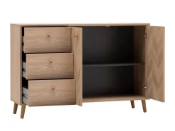 Sideboard Visby Eiche Nachbildung B/H/T: ca. 109x63,9x33,05 cm