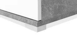 Sideboard Volos Beton Optik weiß B/H/T: ca. 160x90x38 cm