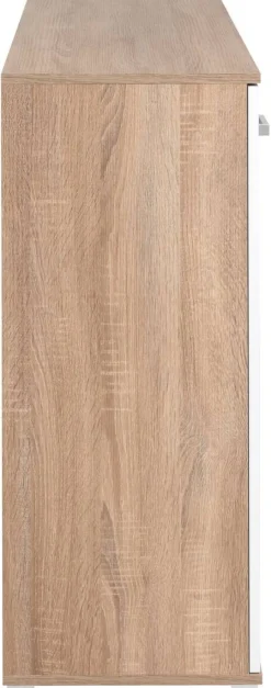 Sideboard Volos Eiche Sonoma Nachbildung weiß B/H/T: ca. 160x90x38 cm