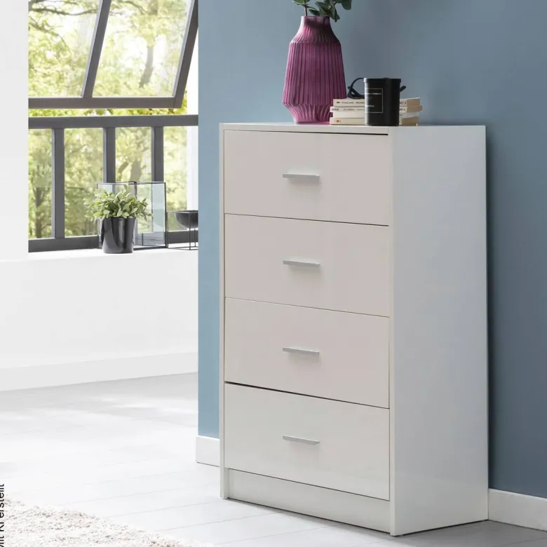 Sideboard weiß B/H/T: ca. 60x90x30 cm