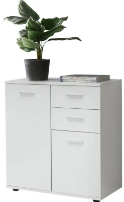 Sideboard weiß B/H/T: ca. 71x78x35,5 cm