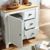 Sideboard weiß natur B/H/T: ca. 79x81x35 cm