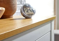 Sideboard weiß natur B/H/T: ca. 79x81x35 cm