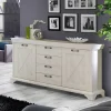 Sideboard weiß Pinie Nachbildung B/H/T: ca. 178x96x48 cm