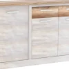 Sideboard weiß Pinie Nachbildung Eiche Antik Nachbildung B/H/T: ca. 172x90x41 cm
