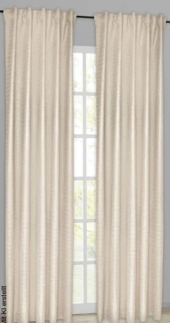 silver edition Kombivorhang Susan beige B/L: ca. 140x245 cm