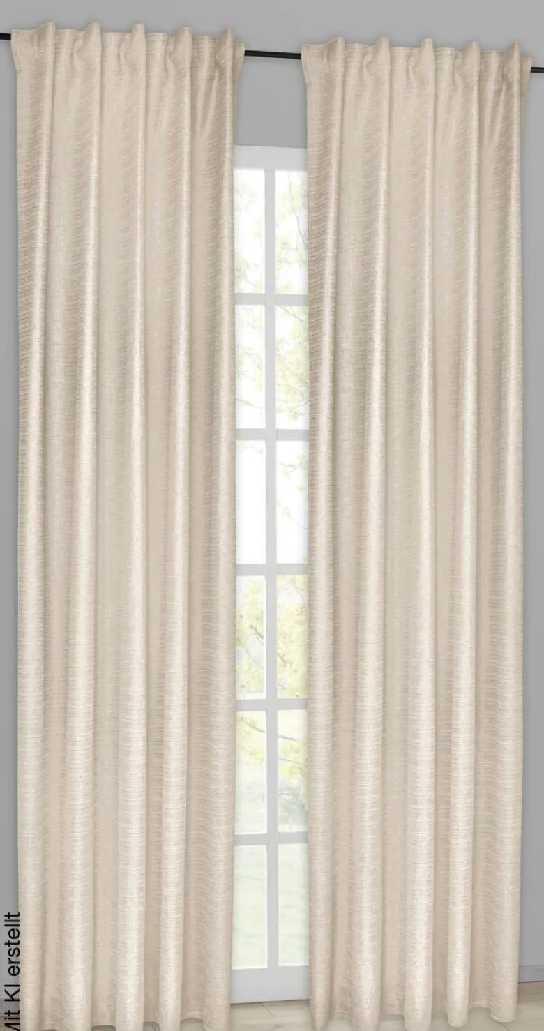 silver edition Kombivorhang Susan beige B/L: ca. 140x245 cm