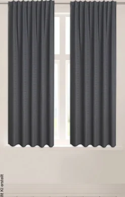 silver edition Kombivorhang Susan anthrazit B/L: ca. 140x175 cm
