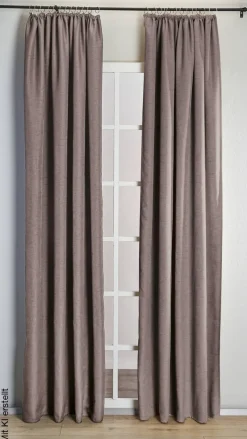 silver edition Verdunklungsvorhang Henry taupe B/L: ca. 135x245 cm