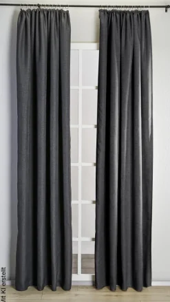 silver edition Verdunklungsvorhang Henry anthrazit B/L: ca. 135x245 cm