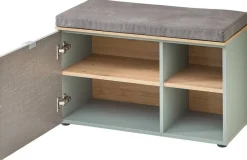 Sitzbank Bari salbei Eiche Artisan Nachbildung B/H/T: ca. 78x50x38 cm