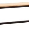 Sitzbank braun B/H/T: ca. 120x45x40 cm