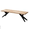 Sitzbank braun B/H/T: ca. 160x45x45 cm