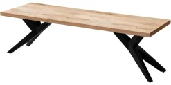 Sitzbank braun B/H/T: ca. 160x45x45 cm