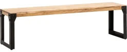 Sitzbank braun B/H/T: ca. 160x45x40 cm