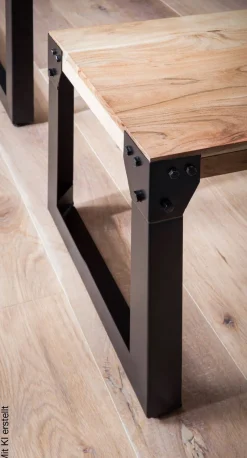 Sitzbank braun B/H/T: ca. 160x45x40 cm