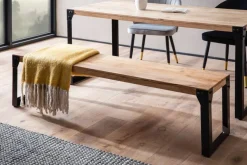 Sitzbank braun B/H/T: ca. 160x45x40 cm