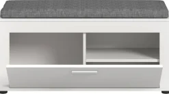Sitzbank JAM weiß B/H/T: ca. 100x44x35 cm