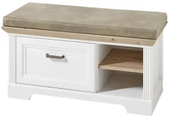 Sitzbank Jasmin Pinie Nachbildung Eiche Artisan Nachbildung B/H/T: ca. 93x49x41 cm