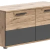 Sitzbank Mason Nox Oak Nachbildung dunkelgrau B/H/T: ca. 90x45x37 cm