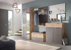 Sitzbank Mason Nox Oak Nachbildung dunkelgrau B/H/T: ca. 90x45x37 cm