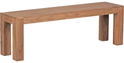 Sitzbank natur Akazie B/H/T: ca. 140x45x35 cm