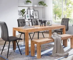Sitzbank natur Akazie B/H/T: ca. 140x45x35 cm