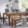 Sitzbank natur Echtholz B/H/T: ca. 180x45x35 cm