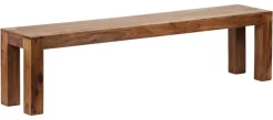 Sitzbank natur Echtholz B/H/T: ca. 180x45x35 cm