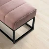Sitzbank rosa Polyester B/H/T: ca. 108x40x40 cm