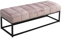 Sitzbank rosa Polyester B/H/T: ca. 108x40x40 cm